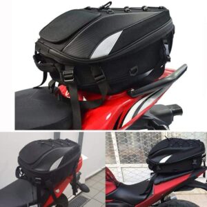 BSDD Mochila universal Impermeable Hard Shell Motorsports Track para motocicleta